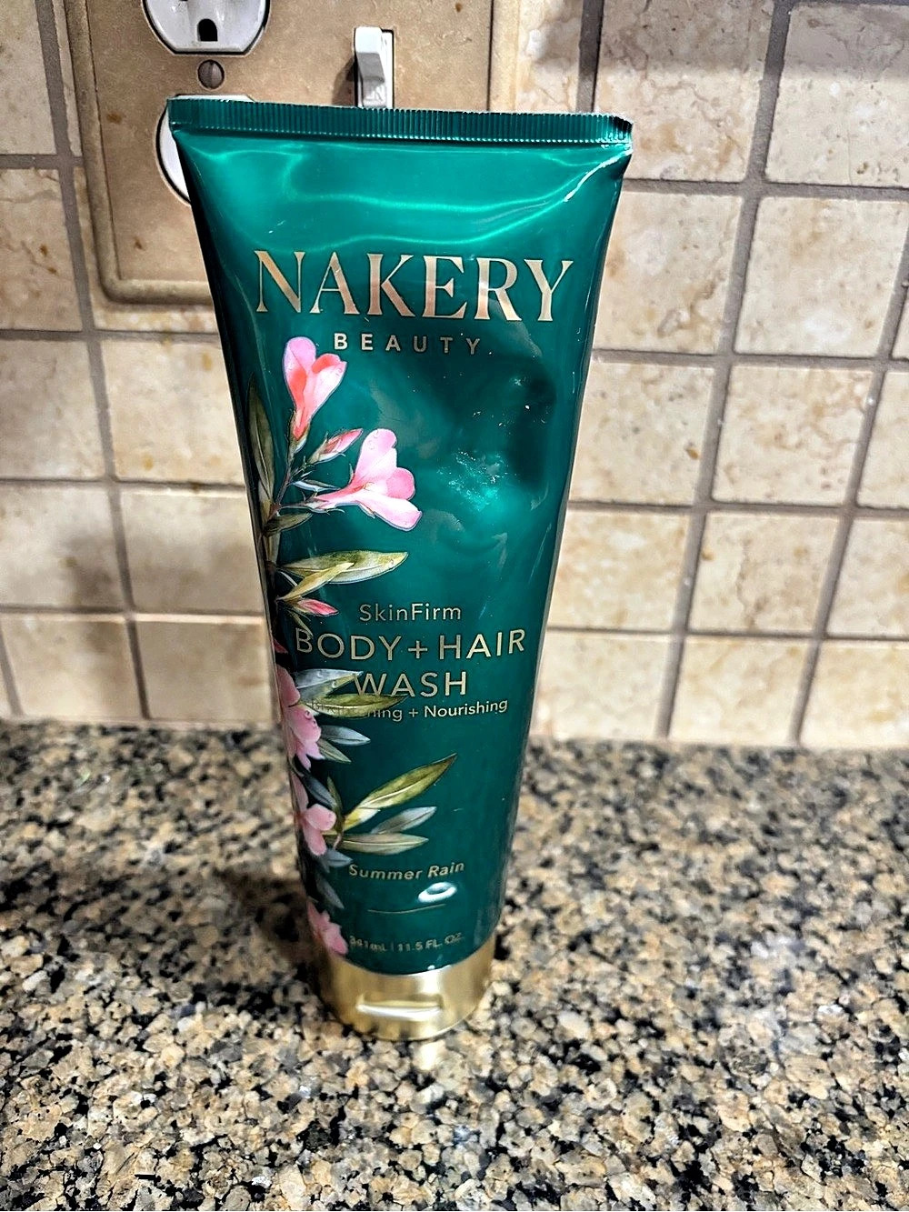 Nakery Beauty SkinFirm Body + Hair Wash Summer Rain Floral Body Wash
